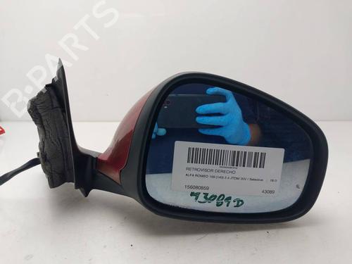 Used Right mirror Right mirror ALFA ROMEO 159 (939_) 2.4 JTDM (939AXD12, 939AXD1B) (200 hp) 40091536 40091536