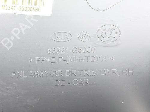 Rear right panel KIA NIRO I (DE) 1.6 GDI Plug-in Hybrid | BP21218607C61 