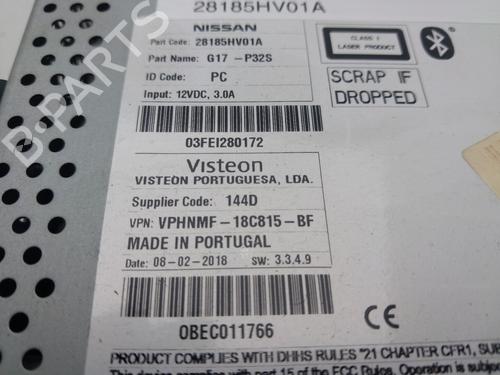 Radio NISSAN QASHQAI II SUV (J11, J11_)  | BP27314613E6 