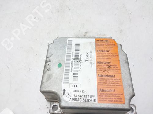 Used ECU airbags MERCEDES-BENZ M-CLASS (W163) ML 320 (163.154) (218 hp) 12409762
