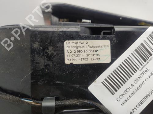 Middle console MERCEDES-BENZ E-CLASS (W212) E 220 CDI / BlueTEC (212.001, 212.002) | BP30555526I22