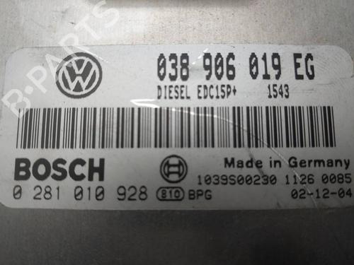 Engine control unit (ECU) SKODA SUPERB I (3U4) 1.9 TDI | BP38747407M57 - Image 3