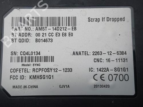 Electronic module FORD FIESTA VI (CB1, CCN) 1.6 TDCi | BP37023371M83 - Image 4