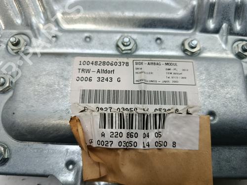 Electronic module MERCEDES-BENZ S-CLASS (W220, V220) S 500, S 500 L (220.075, 220.175, 220.875) | BP32004322M83
