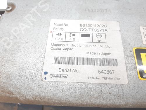 Radio TOYOTA RAV 4 III (_A3_) 2.2 D 4WD (ALA30_, ALA30R) | BP10090862E6 
