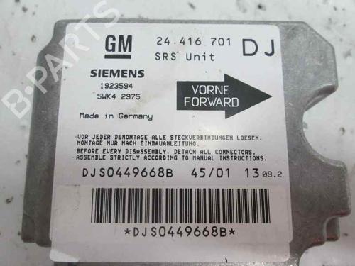 Kollisjonspute styreenhet OPEL VECTRA B (J96) 1.6 i 16V (F19) | BP2892056M53 