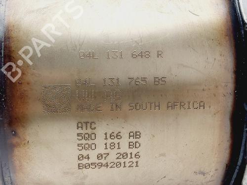 Particulate filter VW GOLF VII Variant (BA5, BV5) | BP31265706M81
