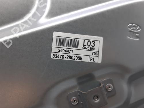 Rear left window mechanism HYUNDAI SANTA FÉ II (CM) 2.2 CRDi 4x4 | BP7774277C24 