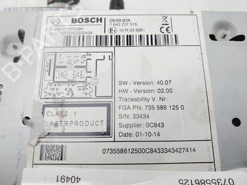 Radio CITROËN NEMO Box Body/MPV (AA_) 1.3 HDi 75 | BP31373887E6 