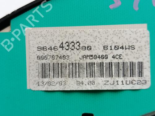 Instrument cluster CITROËN BERLINGO / BERLINGO FIRST MPV (MF_, GJK_, GFK_) 1.4 i bivalent (MFKFW) | BP29704679C47