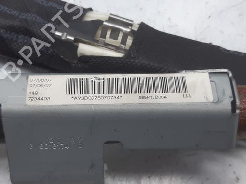 Left curtain airbag NISSAN QASHQAI / QASHQAI +2 I (J10, NJ10, JJ10E) 2.0 dCi | BP9512999C11 