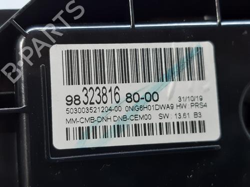 Instrument cluster PEUGEOT 3008 II SUV (MC_, MR_, MJ_, M4_) 1.6 BlueHDi 120 | BP8907930C47 