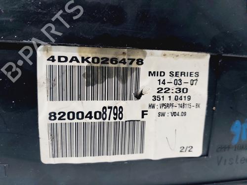Instrument cluster RENAULT MEGANE II Estate (KM0/1_) 1.5 dCi (KM16, KM1E) | BP22899527C47 