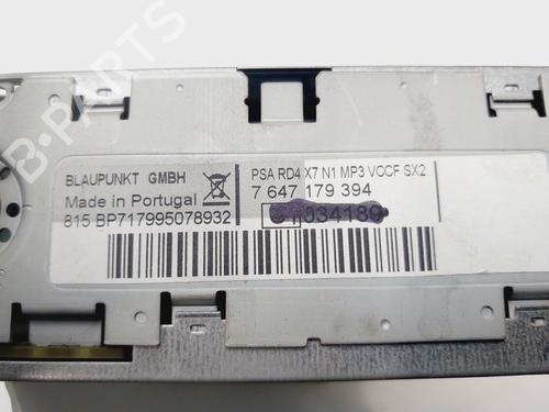 Radio CITROËN BERLINGO MULTISPACE (B9) 1.6 HDi 110 | BP32504033E6  - Image 5