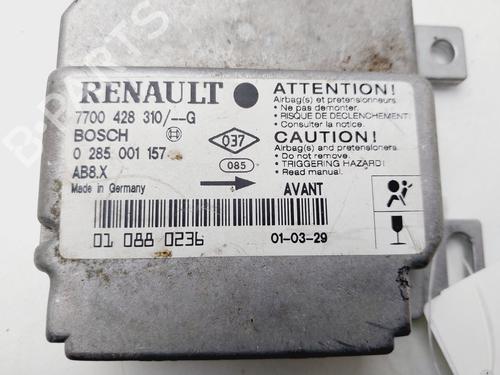 ECU airbags RENAULT CLIO II (BB_, CB_) 1.2 16V (BB05, BB0W, BB11, BB27, BB2T, BB2U, BB2V, CB05,... | BP19935176M53 