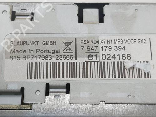 Radio CITROËN BERLINGO MULTISPACE (B9) 1.6 HDi 90 | BP38645521E6 - Image 5