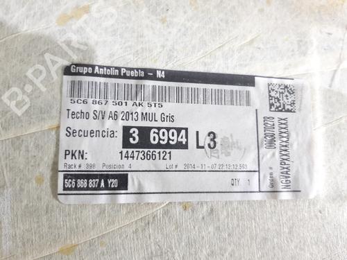 Interiør taket VW JETTA IV (162, 163, AV3, AV2) 2.0 TDI | BP8691895I12 
