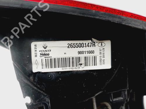 Højre baglygte bagklap RENAULT MEGANE III Hatchback (BZ0/1_, B3_) 1.2 TCe (BZ2B, BZ11) | BP29246630C80 