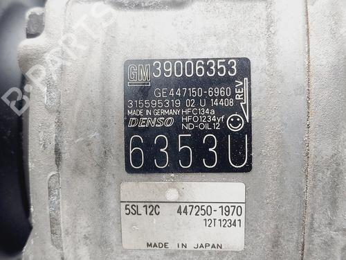 AC-Kompressor OPEL CORSA E (X15) [2014-2025]  26885809