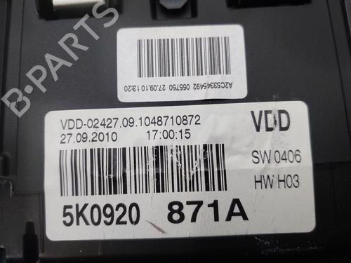 Instrument cluster VW GOLF VI (5K1) | BP36488134C47 - Image 5