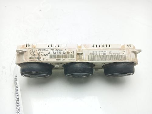 Climate control MERCEDES-BENZ M-CLASS (W163)  | BP23135476I5 
