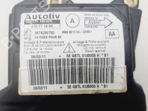 ECU airbags CITROËN BERLINGO MULTISPACE (B9) 1.6 HDi 75 16V | BP30182691M53
