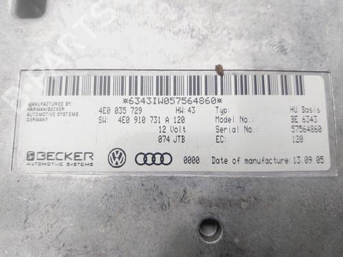 Elektronisk modul AUDI A8 D3 (4E2, 4E8) 4.2 quattro | BP30601489M83
