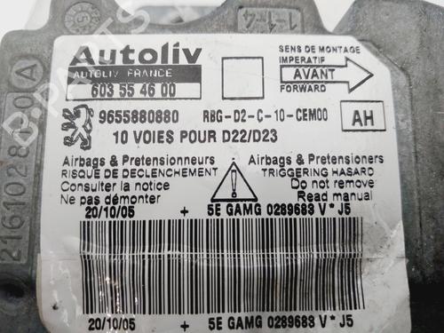Kollisjonspute styreenhet PEUGEOT 407 (6D_) 1.8 16V (6D6FYC) | BP29584578M53 