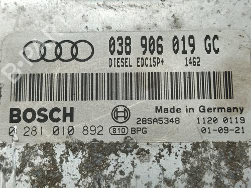 Engine control unit (ECU) AUDI A3 (8L1) 1.9 TDI | BP29982119M57 