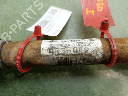 Left front driveshaft PEUGEOT 206 CC (2D) 1.6 16V (2DNFUF, 2DNFUR) | BP37272973M38 - Image 4