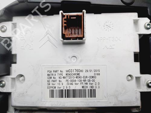 Instrument cluster DS DS 5 (KF_)  | BP31139779C47 