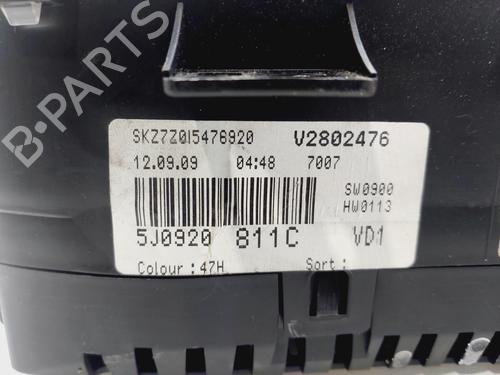 Instrument cluster SKODA FABIA II (542) 1.4 TDI | BP22752538C47 