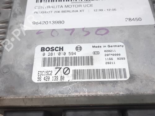 Engine control unit (ECU) PEUGEOT 206 Hatchback (2A/C) 2.0 HDI 90 | BP10229260M57 