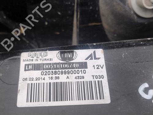 Left taillight FIAT DOBLO Platform/Chassis (263_)  | BP29508459C34 