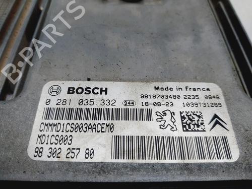 Engine control unit (ECU) PEUGEOT 5008 II (MC_, MJ_, MR_, M4_) 1.5 BlueHDi 130 (MCYHZJ, MCYHZR, MCYHZX) | BP29750535M57