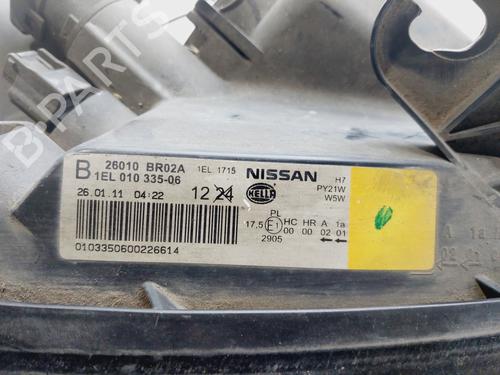 Right headlight NISSAN QASHQAI / QASHQAI +2 I (J10, NJ10, JJ10E) 2.0 dCi | BP26000460C29 