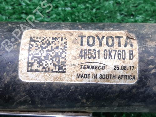 Left rear shock absorber TOYOTA HILUX VII Pickup (_N1_, _N2_, _N3_)  | BP12435590M18 