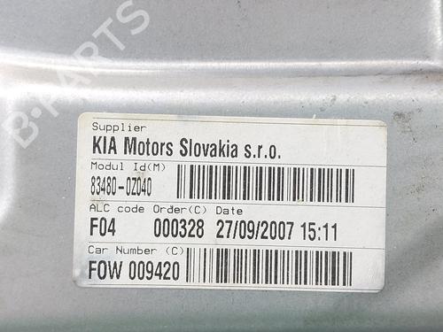 Rear right window mechanism KIA SPORTAGE II (JE_, KM_)  | BP12410186C25 