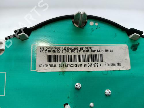 Instrument cluster CITROËN C3 II (SC_) | BP30770037C47