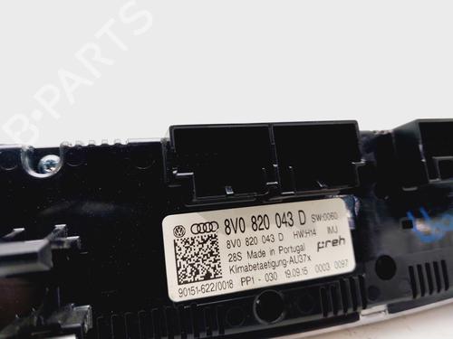 Climate control AUDI A3 Sportback (8VA, 8VF)  | BP26694848I5 