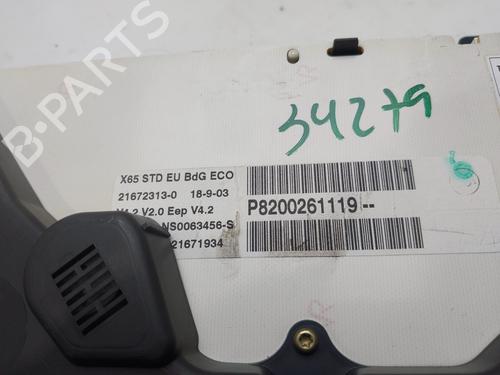 Instrument cluster RENAULT CLIO II (BB_, CB_) 1.5 dCi (B/CB07) | BP17536545C47 