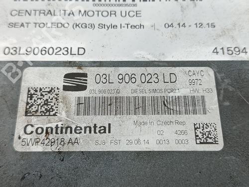Engine control unit (ECU) SEAT TOLEDO IV (KG3) | BP35813721M57 - Image 3