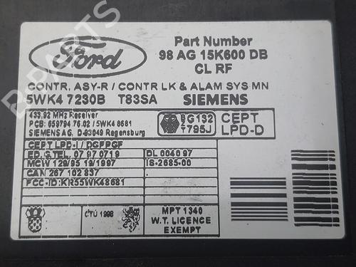 Electronic module FORD FOCUS I Saloon (DFW) 1.8 Turbo DI / TDDi | BP37513887M83 - Image 3