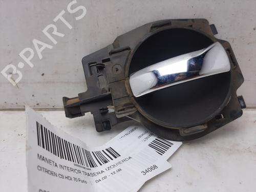 Used Rear left interior door handle CITROËN C3 I (FC_, FN_) 1.4 HDi (68 hp) 17216321