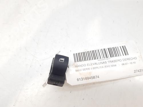 Used Right rear window switch BMW 3 (E90) 320 d (177 hp) 12406724