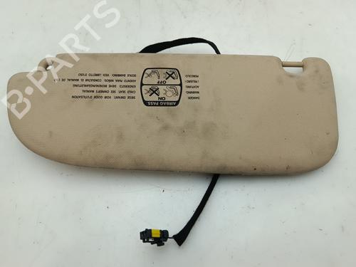 Right sun visor PEUGEOT 607 (9D, 9U) 2.2 HDi | BP29585806I2 