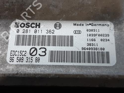 Engine control unit (ECU) CITROËN C5 I (DC_) 2.2 HDi (DC4HXB, DC4HXE) | BP8881097M57 