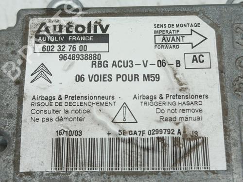 ECU airbags PEUGEOT PARTNER MPV (5_, G_)  | BP29824588M53