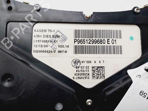 Instrument cluster PEUGEOT 307 (3A/C) 2.0 HDi 90 | BP21262425C47 
