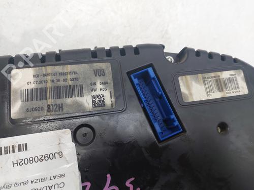 Instrument cluster SEAT IBIZA IV (6J5, 6P1)  | BP17484287C47 